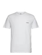 Basic Tee Tops T-shirts Short-sleeved White 7 Days Active