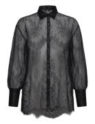 Jacket Ls Lace Camille Toppi Black Hunkemöller