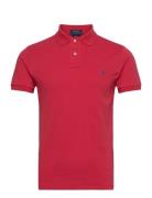Ss Kc Slim Fit Model 1 Tops Polos Short-sleeved Red Polo Ralph Lauren