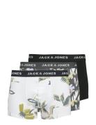 Jacabstract Trunks 3 Pack Sn Bokserit White Jack & J S