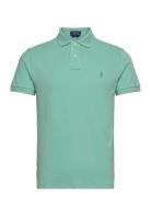 Ss Kc Slim Fit Model 1 Tops Polos Short-sleeved Green Polo Ralph Laure...