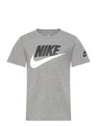 Te-S/S Tee Sport T-shirts Short-sleeved Grey Nike