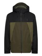 Color-Blocked Hooded Jacket Ohut Takki Black Polo Ralph Lauren