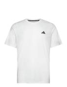 Tr-Es Base T Tops T-shirts Short-sleeved White Adidas Performance