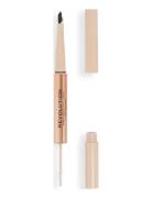 Revolution Fluffy Brow Filter Duo Ash Brown Kulmakynä Meikki Brown Rev...