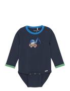 Body Ls Bodies Long-sleeved Navy Minymo