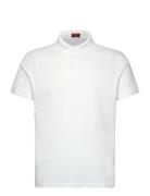 City Pique Polo Tops Polos Short-sleeved White Superdry