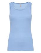 Sc-Ryan Tops T-shirts & Tops Sleeveless Blue Soyaconcept