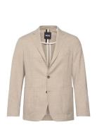 C-Hanry-233 Suits & Blazers Blazers Single Breasted Blazers Beige BOSS