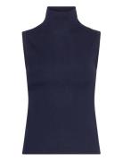 Fermesa Vests Knitted Vests Navy BOSS