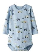 Nbmbassen Ls Body Bodies Long-sleeved Blue Name It