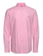 Slim Fit Stretch Poplin Shirt Tops Shirts Casual Pink Polo Ralph Laure...