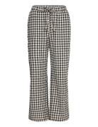 Trousers Pyjama Seersucker Pyjamahousut Olohousut Black Lindex