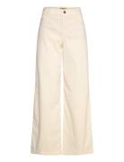 Mmdara Treasure Pant Bottoms Jeans Wide Cream MOS MOSH