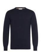 Bs Jupiter Regular Fit Knitwear Tops Knitwear Round Necks Navy Bruun &...