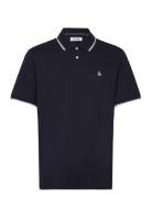 Tipped Polo Tncl Piq Tops Polos Short-sleeved Navy Original Penguin