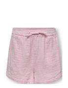 Kmgthyra Life String Shorts Wvn Noos Bottoms Shorts Pink Kids Only