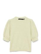 Vmdoffy 2/4 O-Neck Pullover Ga Noos Tops Knitwear Jumpers Yellow Vero ...