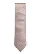 H-Set Tie-Pkt Sq-232 Solmio Kravatti Beige BOSS