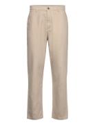 Wide Fit Twill Pants Bottoms Trousers Chinos Beige Lindbergh