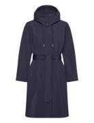 Wind Coat Ohut Pitkä Takki Navy GANT