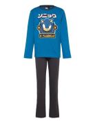 Pyjama Pyjamasetti Pyjama Navy Sonic