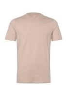 Hco. Guys Knits Tops T-shirts Short-sleeved Beige Hollister