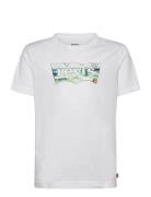 Te-S/S Tee Tops T-shirts Short-sleeved White Levi's