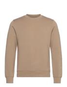 Abel Crew Neck Sweat Tops Sweat-shirts & Hoodies Sweat-shirts Beige Mo...