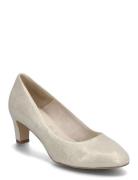 Women Court Sho Shoes Heels Pumps Classic Beige Tamaris