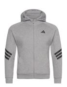 J Fi 3S Fz Hd Sport Sweat-shirts & Hoodies Hoodies Grey Adidas Sportsw...