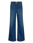 Mmdara Deluxe Jeans Bottoms Jeans Flares Blue MOS MOSH