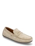 Casual Hilfiger Suede Driver Loaferit Matalat Kengät Cream Tommy Hilfi...