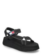 Tjw Eva Sandal Matalapohjaiset Sandaalit Black Tommy Hilfiger