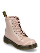 1460 J Powder Pink Nebula Glitter Bootsit Nauhalliset Saapikkaat Pink ...