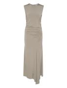 Gzlaily Long Dress Maksimekko Juhlamekko Beige Gestuz