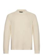 Anf Mens Sweaters Tops Knitwear Round Necks Beige Abercrombie & Fitch