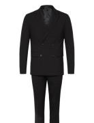 Plain Db Mens Suit - Normal Lenght Puku Black Lindbergh