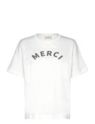 Fqcarol-Tee Tops T-shirts & Tops Short-sleeved White FREE/QUENT