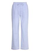 Pant Cotton Stripe Pyjamahousut Olohousut Blue Hunkemöller