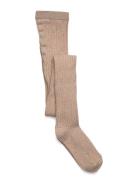 Cotton Rib Tights Sukkahousut Beige Mp Denmark