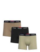 Boxerbr Triplet Pack Bokserit Khaki Green HUGO