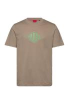 Dalendi Designers T-shirts Short-sleeved Brown HUGO