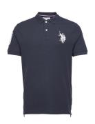 Uspa Polo Alfredo Men Tops Polos Short-sleeved Blue U.S. Polo Assn.