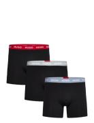 Boxerbr Triplet Pack Bokserit Black HUGO