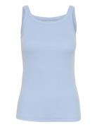 Kacarna Tank Top Tops T-shirts & Tops Sleeveless Blue Kaffe