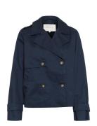 Kapatricia Jacket Trenssi Takki Navy Kaffe