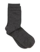 Wool Rib Socks Sukat Grey Mp Denmark