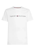 Ss Tee Tops T-shirts Short-sleeved White Tommy Hilfiger