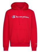 Hooded Sweatshirt Tops Sweat-shirts & Hoodies Hoodies Red Champion